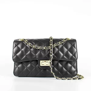 Bolso Acolchado Negro Classic (mini)